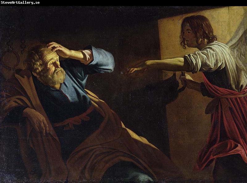 Gerard van Honthorst St Peter Released from Prison. At the Staatliche Museen, Berlin.